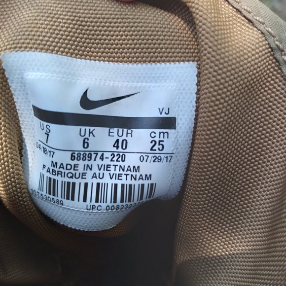 Nike SFB Jungle 8" Leather Coyote Brown size 7 Tactical Military Combat Boots - Picture 3 of 6